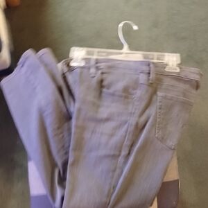 AG Adriano Goldschmied Women's Gray Straight Leg Jeans